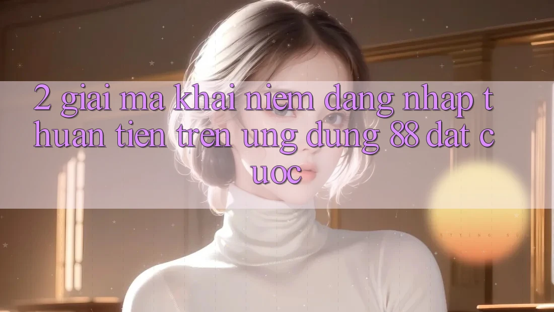 2. Giải Mã Khái Niệm “Đăng Nhập Thuận Tiện” Trên Ứng dụng 88 Đặt cược 2. Giải Mã Khái Niệm “Đăng Nhập Thuận Tiện” Trên Ứng dụng 88 Đặt cược