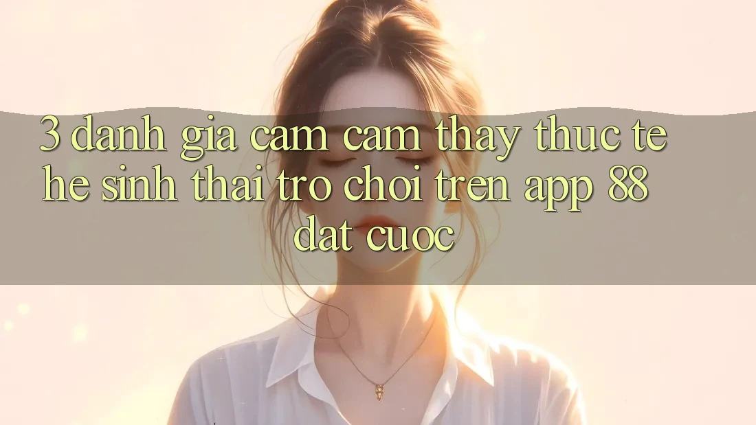3. Đánh Giá Cảm cảm thấy Thực Tế Hệ Sinh Thái Trò Chơi Trên App 88 Đặt cược
