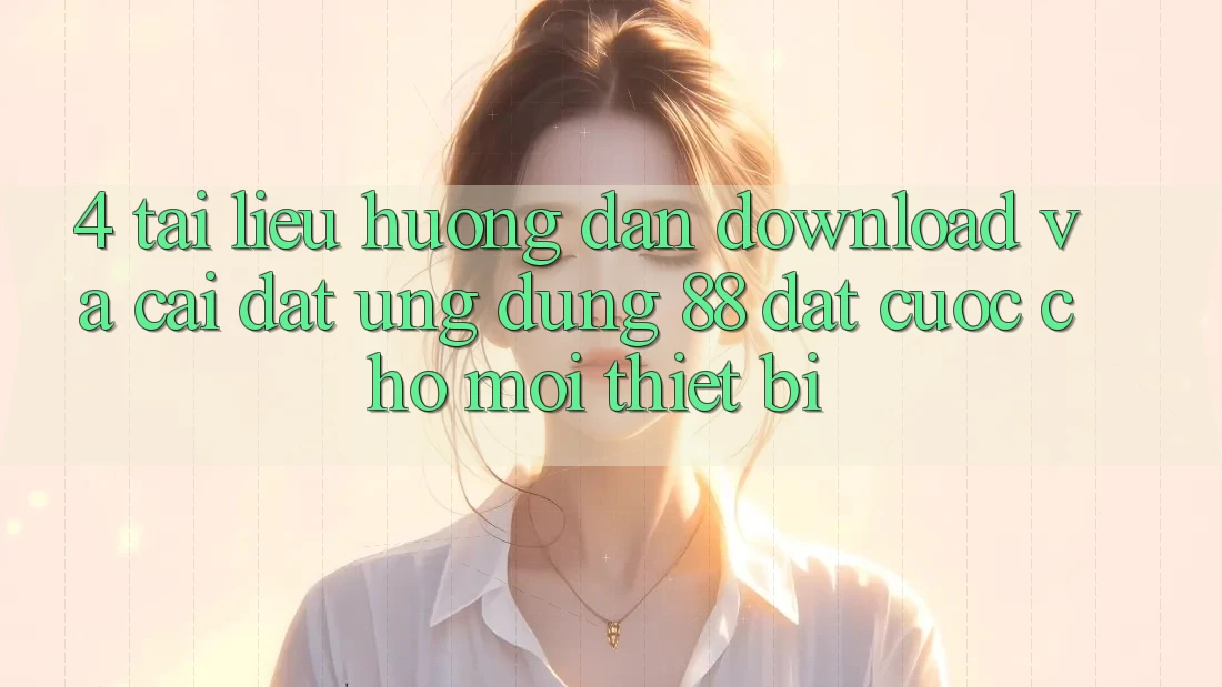 4. Tài liệu hướng dẫn Download Và Cài Đặt Ứng dụng 88 Đặt cược Cho Mọi Thiết Bị