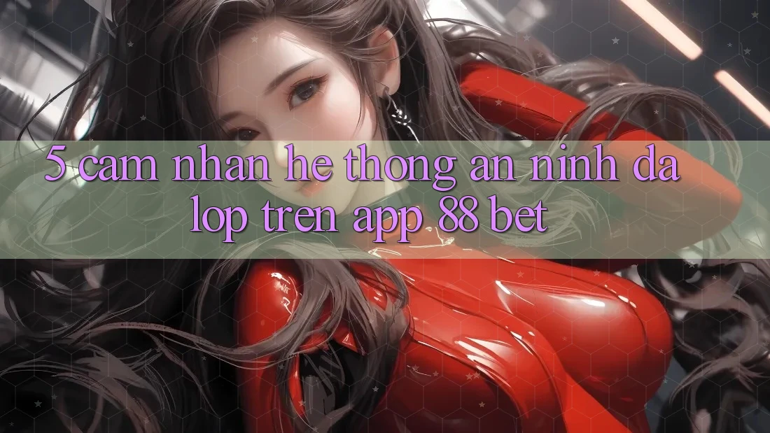 5. Cảm nhận Hệ Thống An ninh Đa Lớp Trên App 88 Bet 5. Cảm nhận Hệ Thống An ninh Đa Lớp Trên App 88 Bet