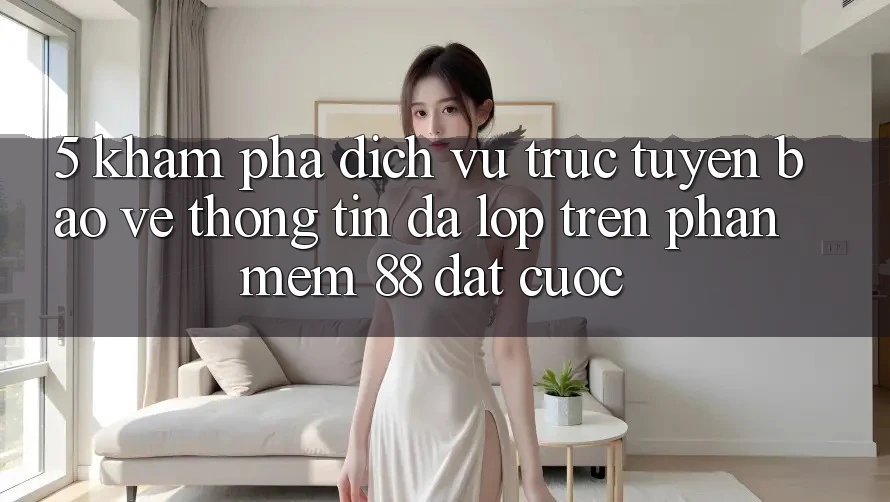 5. Khám Phá Dịch vụ trực tuyến Bảo vệ thông tin Đa Lớp Trên Phần mềm 88 Đặt cược