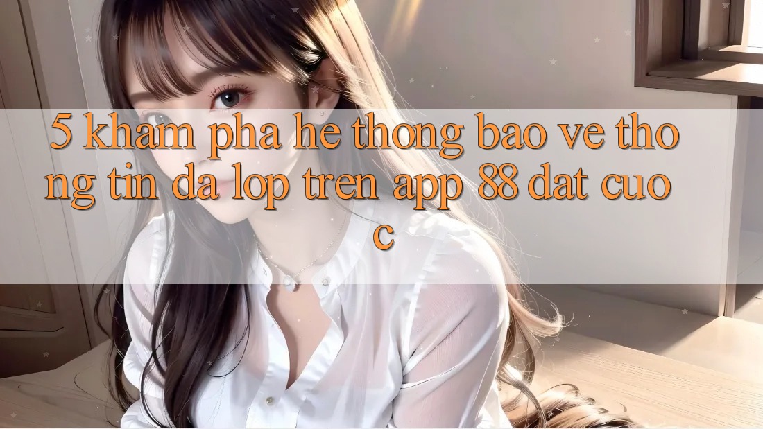 5. Khám Phá Hệ Thống Bảo vệ thông tin Đa Lớp Trên App 88 Đặt cược 5. Khám Phá Hệ Thống Bảo vệ thông tin Đa Lớp Trên App 88 Đặt cược