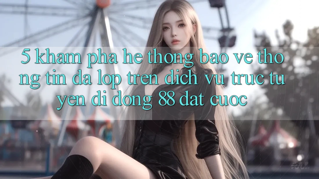 5. Khám Phá Hệ Thống Bảo vệ thông tin Đa Lớp Trên Dịch vụ trực tuyến di động 88 Đặt cược 5. Khám Phá Hệ Thống Bảo vệ thông tin Đa Lớp Trên Dịch vụ trực tuyến di động 88 Đặt cược