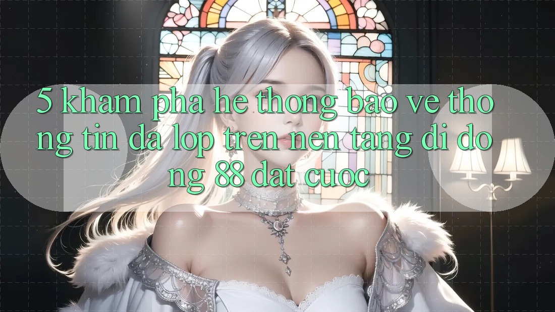 5. Khám phá Hệ Thống Bảo vệ thông tin Đa Lớp Trên Nền tảng di động 88 Đặt cược