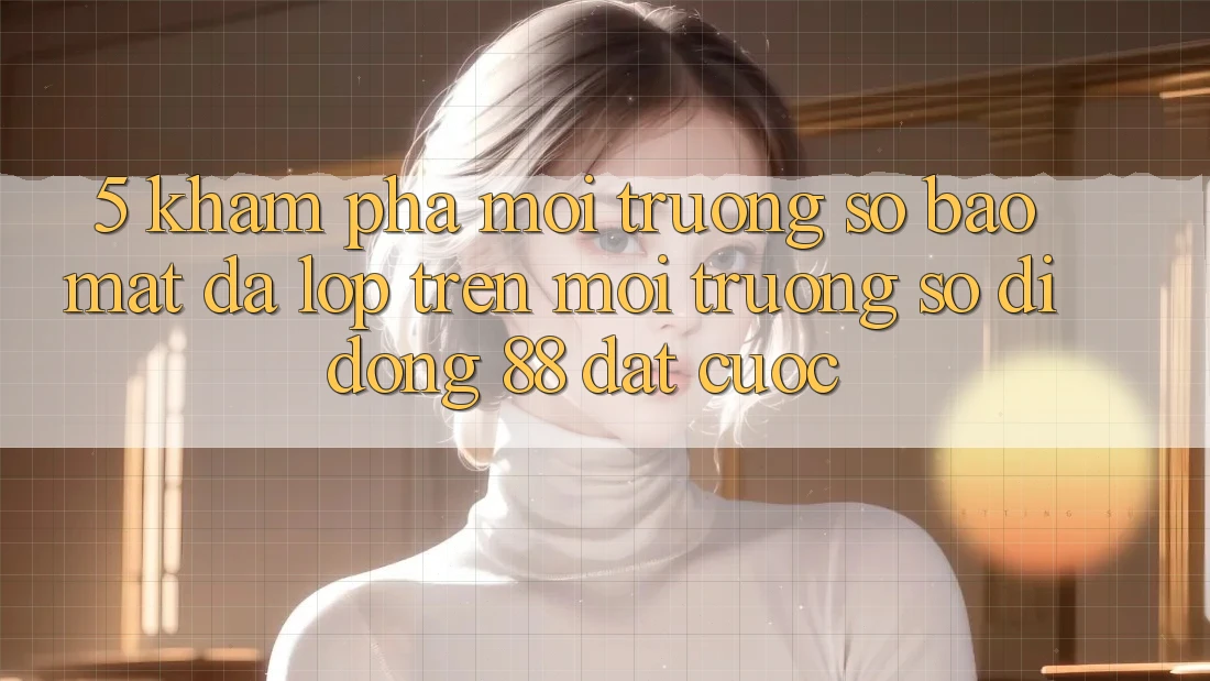 5. Khám Phá Môi trường số Bảo Mật Đa Lớp Trên Môi trường số di động 88 Đặt cược 5. Khám Phá Môi trường số Bảo Mật Đa Lớp Trên Môi trường số di động 88 Đặt cược