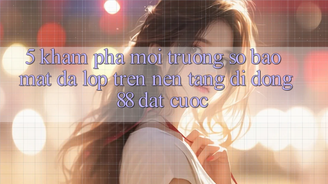 5. Khám Phá Môi trường số Bảo Mật Đa Lớp Trên Nền tảng di động 88 Đặt cược 5. Khám Phá Môi trường số Bảo Mật Đa Lớp Trên Nền tảng di động 88 Đặt cược