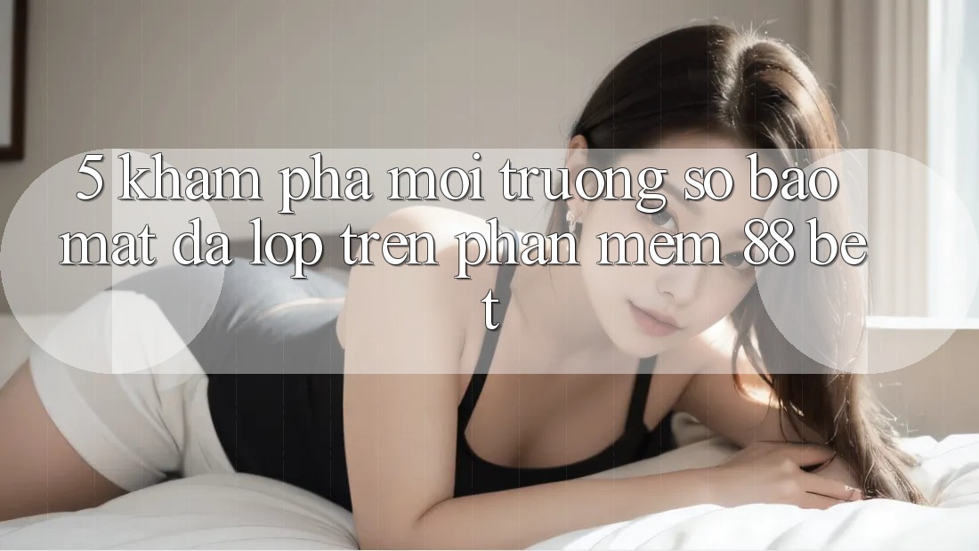 5. Khám Phá Môi trường số Bảo Mật Đa Lớp Trên Phần mềm 88 Bet 5. Khám Phá Môi trường số Bảo Mật Đa Lớp Trên Phần mềm 88 Bet