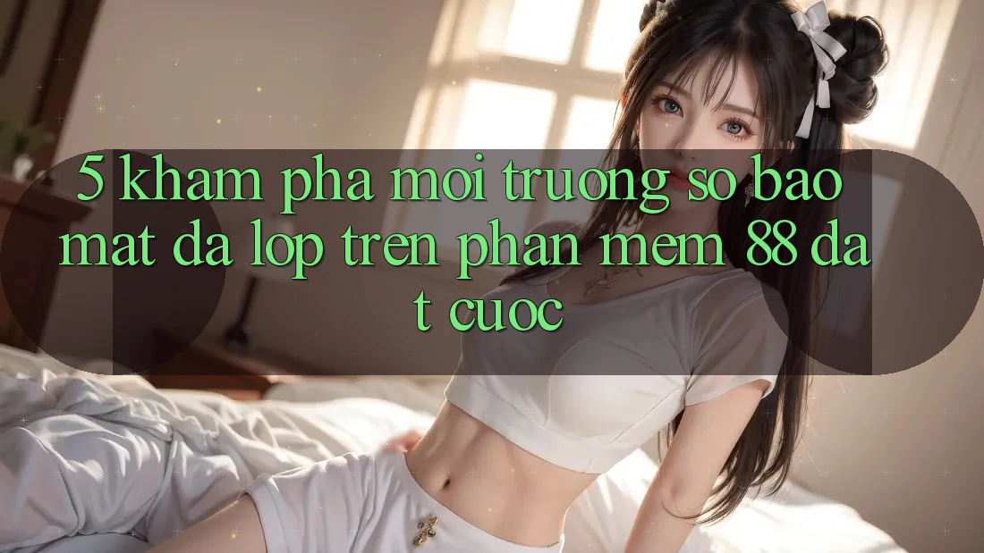 5. Khám phá Môi trường số Bảo Mật Đa Lớp Trên Phần mềm 88 Đặt cược 5. Khám phá Môi trường số Bảo Mật Đa Lớp Trên Phần mềm 88 Đặt cược