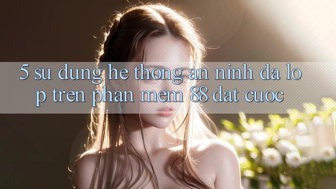 5. Sử dụng Hệ Thống An ninh Đa Lớp Trên Phần mềm 88 Đặt cược 5. Sử dụng Hệ Thống An ninh Đa Lớp Trên Phần mềm 88 Đặt cược