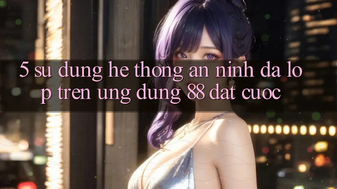 5. Sử dụng Hệ Thống An ninh Đa Lớp Trên Ứng Dụng 88 Đặt cược 5. Sử dụng Hệ Thống An ninh Đa Lớp Trên Ứng Dụng 88 Đặt cược