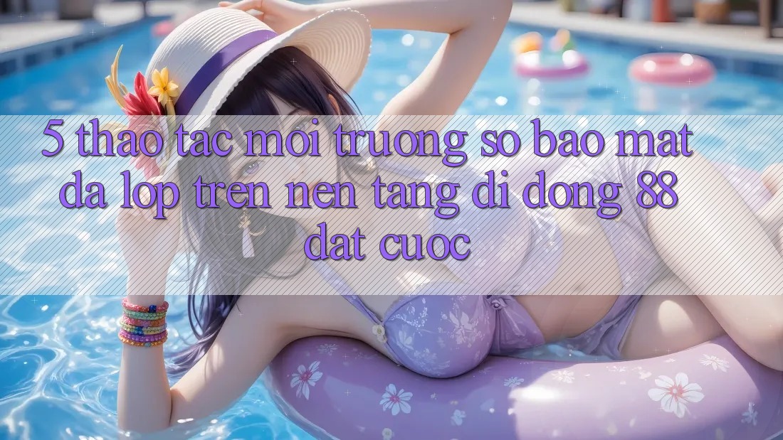5. Thao tác Môi trường số Bảo Mật Đa Lớp Trên Nền tảng di động 88 Đặt cược 5. Thao tác Môi trường số Bảo Mật Đa Lớp Trên Nền tảng di động 88 Đặt cược