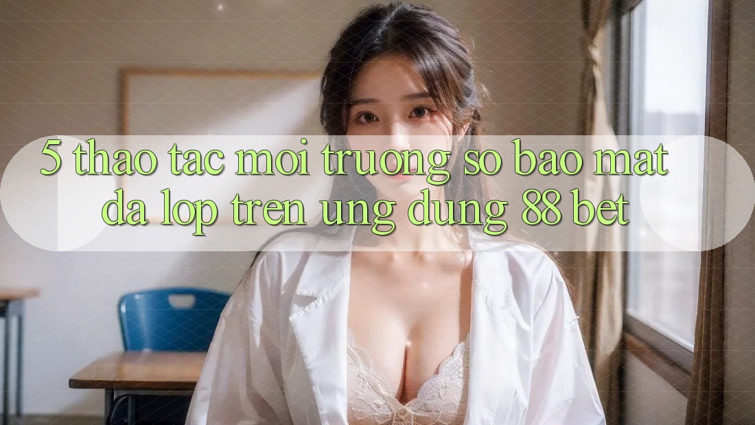 5. Thao tác Môi trường số Bảo Mật Đa Lớp Trên Ứng Dụng 88 Bet
