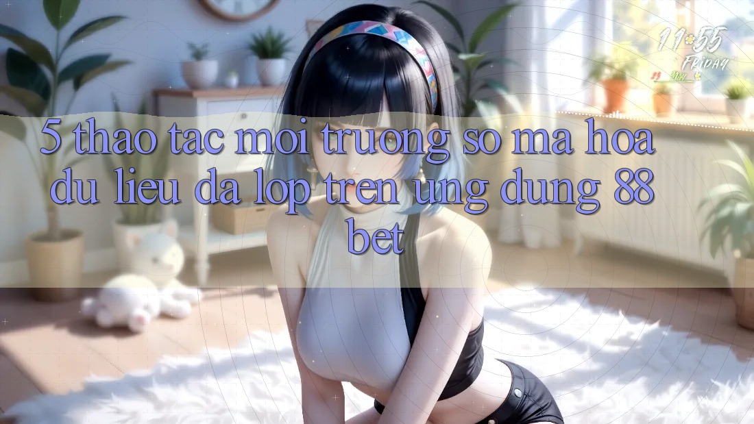 5. Thao tác Môi trường số Mã hóa dữ liệu Đa Lớp Trên Ứng Dụng 88 Bet 5. Thao tác Môi trường số Mã hóa dữ liệu Đa Lớp Trên Ứng Dụng 88 Bet