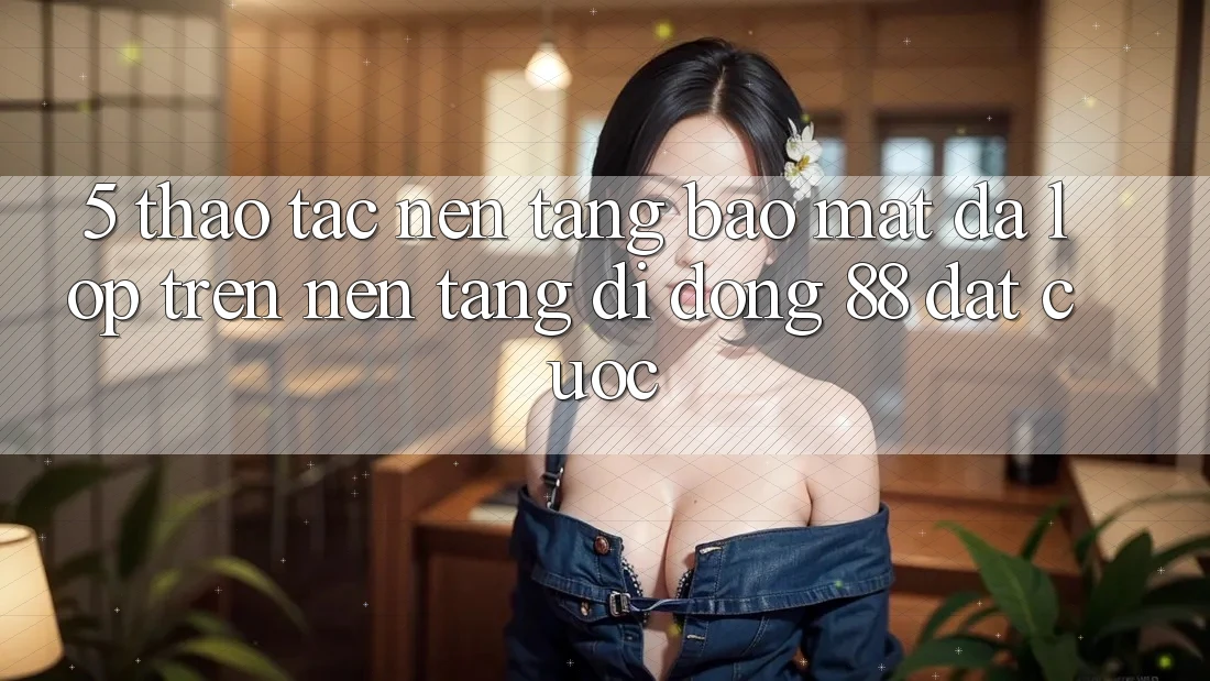5. Thao tác Nền tảng Bảo Mật Đa Lớp Trên Nền tảng di động 88 Đặt cược 5. Thao tác Nền tảng Bảo Mật Đa Lớp Trên Nền tảng di động 88 Đặt cược