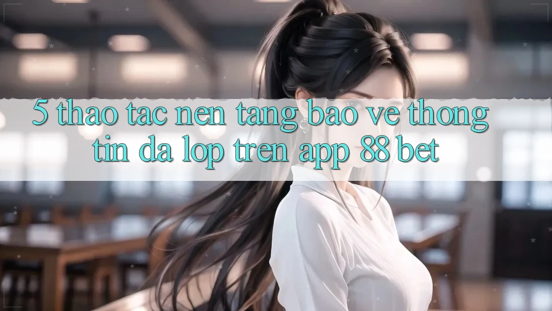 5. Thao tác Nền tảng Bảo vệ thông tin Đa Lớp Trên App 88 Bet 5. Thao tác Nền tảng Bảo vệ thông tin Đa Lớp Trên App 88 Bet