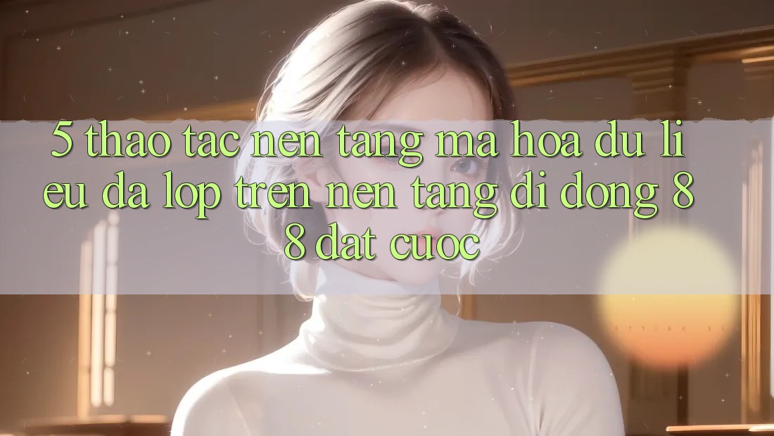 5. Thao tác Nền tảng Mã hóa dữ liệu Đa Lớp Trên Nền tảng di động 88 Đặt cược 5. Thao tác Nền tảng Mã hóa dữ liệu Đa Lớp Trên Nền tảng di động 88 Đặt cược