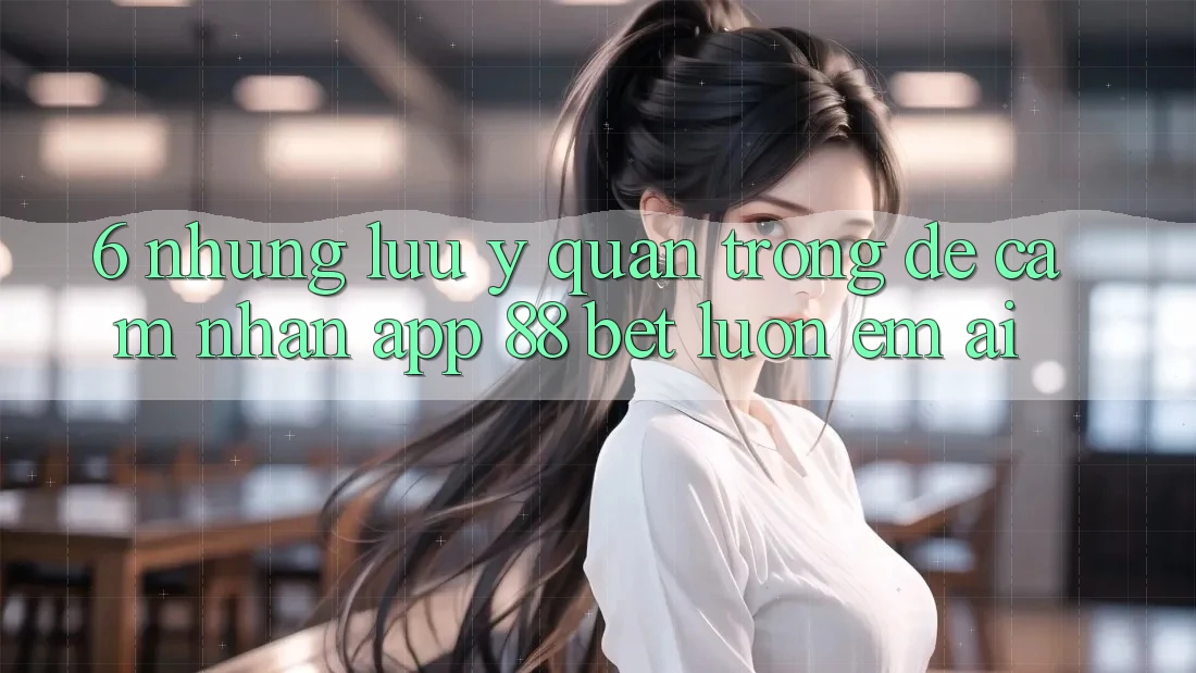 6. Những Lưu Ý Quan Trọng Để Cảm nhận App 88 Bet Luôn Êm ái 6. Những Lưu Ý Quan Trọng Để Cảm nhận App 88 Bet Luôn Êm ái