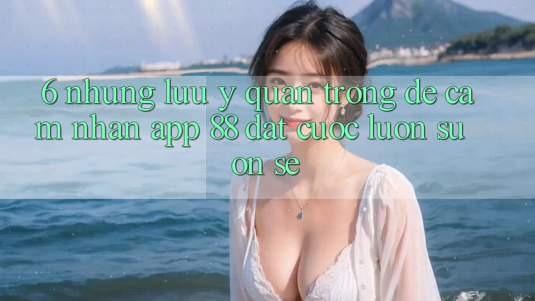 6. Những Lưu Ý Quan Trọng Để Cảm nhận App 88 Đặt cược Luôn Suôn sẻ