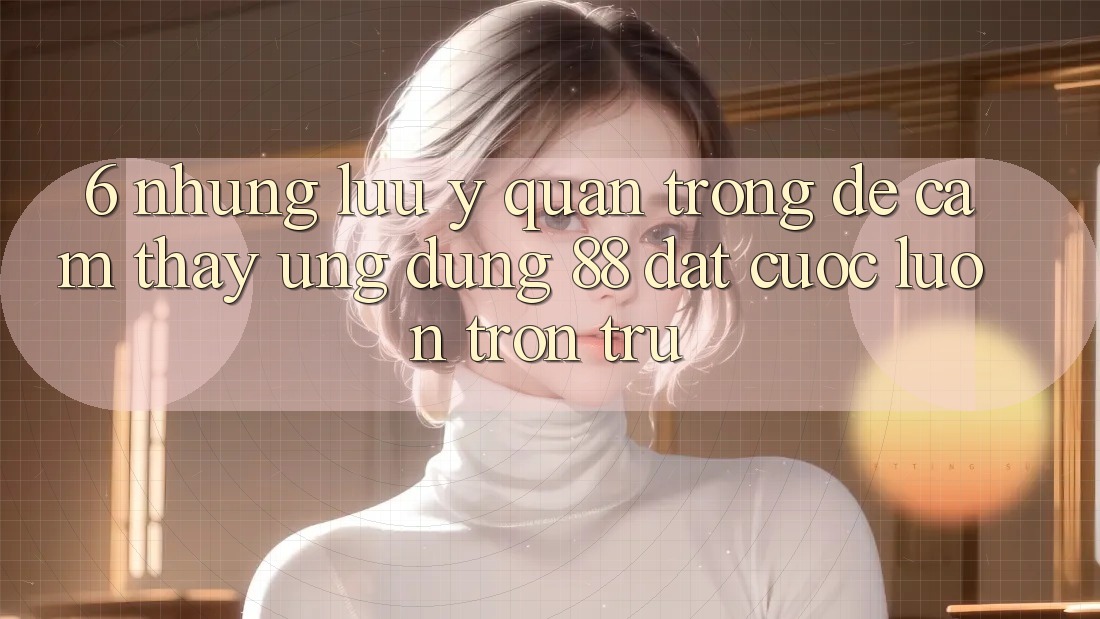 6. Những Lưu Ý Quan Trọng Để Cảm thấy Ứng dụng 88 Đặt cược Luôn Trơn tru 6. Những Lưu Ý Quan Trọng Để Cảm thấy Ứng dụng 88 Đặt cược Luôn Trơn tru