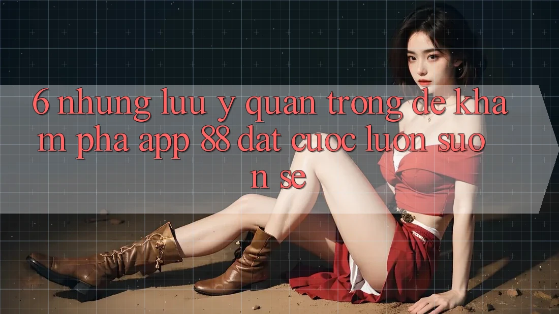 6. Những Lưu Ý Quan Trọng Để Khám phá App 88 Đặt cược Luôn Suôn sẻ