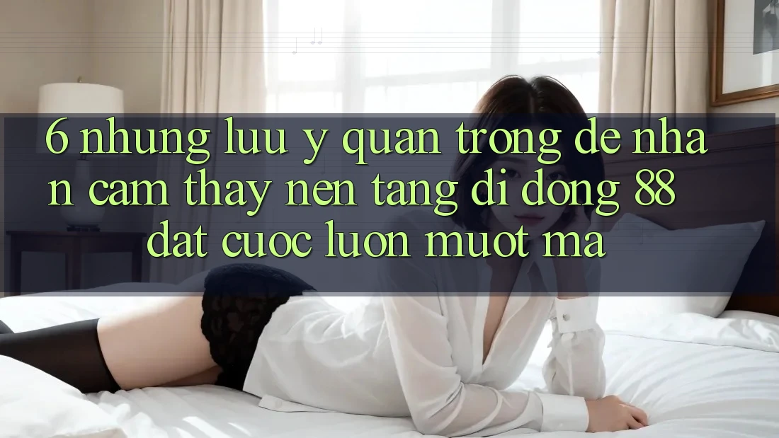 6. Những Lưu Ý Quan Trọng Để Nhận cảm thấy Nền tảng di động 88 Đặt cược Luôn Mượt Mà 6. Những Lưu Ý Quan Trọng Để Nhận cảm thấy Nền tảng di động 88 Đặt cược Luôn Mượt Mà