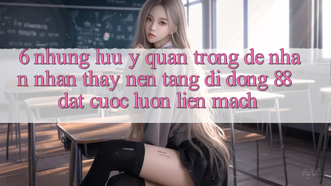 6. Những Lưu Ý Quan Trọng Để Nhận nhận thấy Nền tảng di động 88 Đặt cược Luôn Liền mạch 6. Những Lưu Ý Quan Trọng Để Nhận nhận thấy Nền tảng di động 88 Đặt cược Luôn Liền mạch