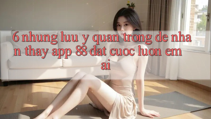 6. Những Lưu Ý Quan Trọng Để Nhận thấy App 88 Đặt cược Luôn Êm ái 6. Những Lưu Ý Quan Trọng Để Nhận thấy App 88 Đặt cược Luôn Êm ái