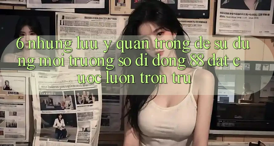 6. Những Lưu Ý Quan Trọng Để Sử dụng Môi trường số di động 88 Đặt cược Luôn Trơn tru 6. Những Lưu Ý Quan Trọng Để Sử dụng Môi trường số di động 88 Đặt cược Luôn Trơn tru