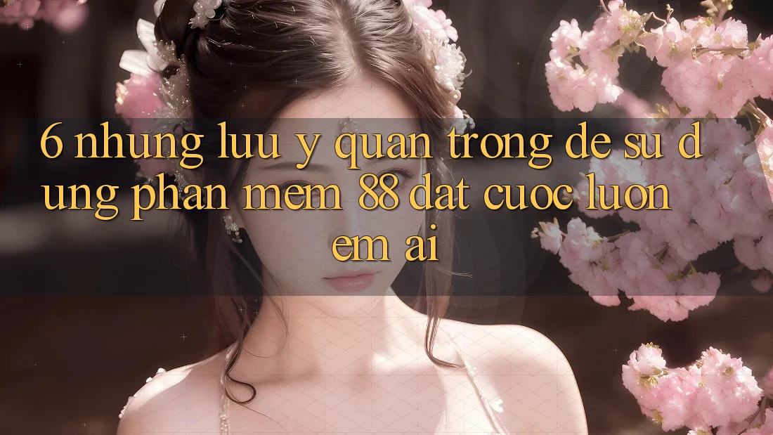 6. Những Lưu Ý Quan Trọng Để Sử dụng Phần mềm 88 Đặt cược Luôn Êm ái 6. Những Lưu Ý Quan Trọng Để Sử dụng Phần mềm 88 Đặt cược Luôn Êm ái