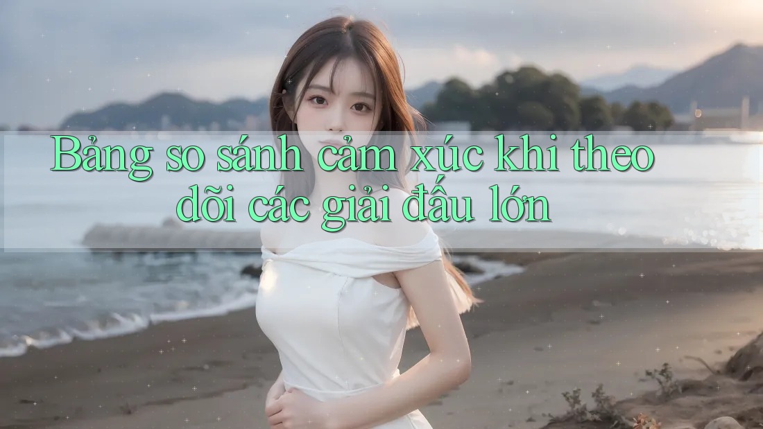 Bảng so sánh cảm xúc khi theo dõi các giải đấu lớn