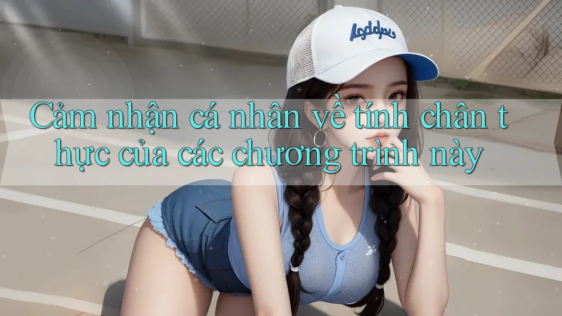 Cảm nhận cá nhân về tính chân thực của các chương trình này Cảm nhận cá nhân về tính chân thực của các chương trình này
