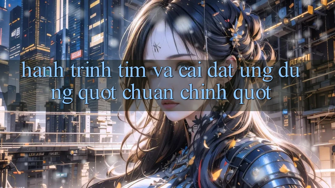 Hành Trình Tìm Và Cài Đặt Ứng Dụng " Chuẩn Chỉnh"
