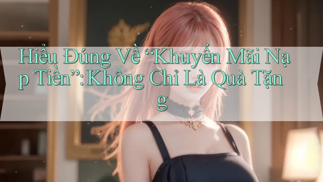 Hiểu Đúng Về “Khuyến Mãi Nạp Tiền”: Không Chỉ Là Quà Tặng