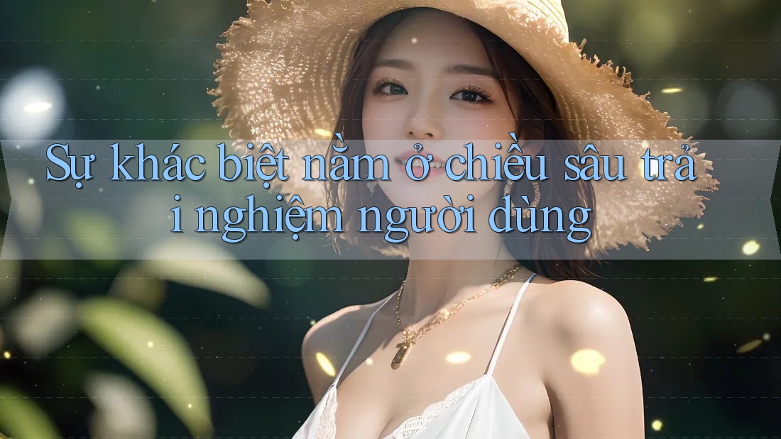 Sự khác biệt nằm ở chiều sâu trải nghiệm người dùng Sự khác biệt nằm ở chiều sâu trải nghiệm người dùng