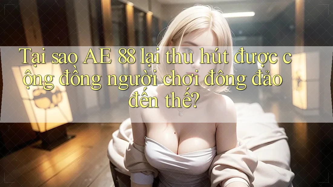 Tại sao AE 88 lại thu hút được cộng đồng người chơi đông đảo đến thế?